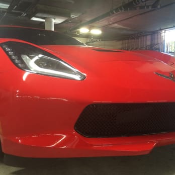 Hero Motorsports - Front mesh grille installed by Hero Motor Sports on the Corvette C7 - Body Shops Near Me - Van Nuys, California