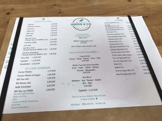Menu photo 3 Birdie & Co. Dusseldorf, NW Menu photo 3 Birdie & Co. Dusseldorf, NW