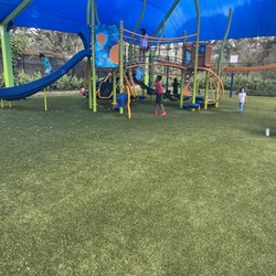 Caporella Park - Play area with tent over it to block out the sun