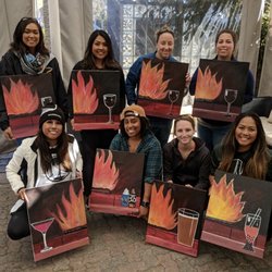 Yaymaker - Another great Paint Nite with my PE+ Crew and Carlene!