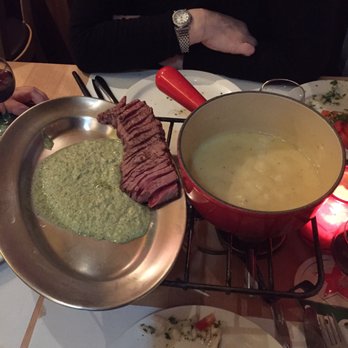 Café Bern - Steak Entrecôte and Cheese fondue - Fondue Near Me - Amsterdam, New Hampshire
