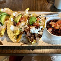 Barbacoa Breakfast Tacos