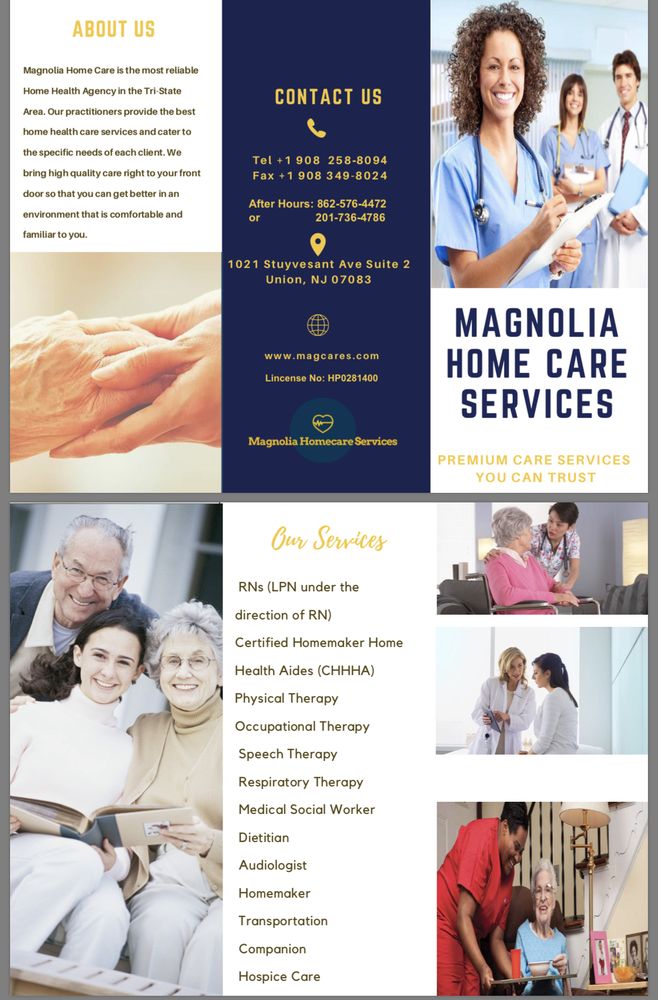 Magnolia Home care services - home care agency in Union, NJ