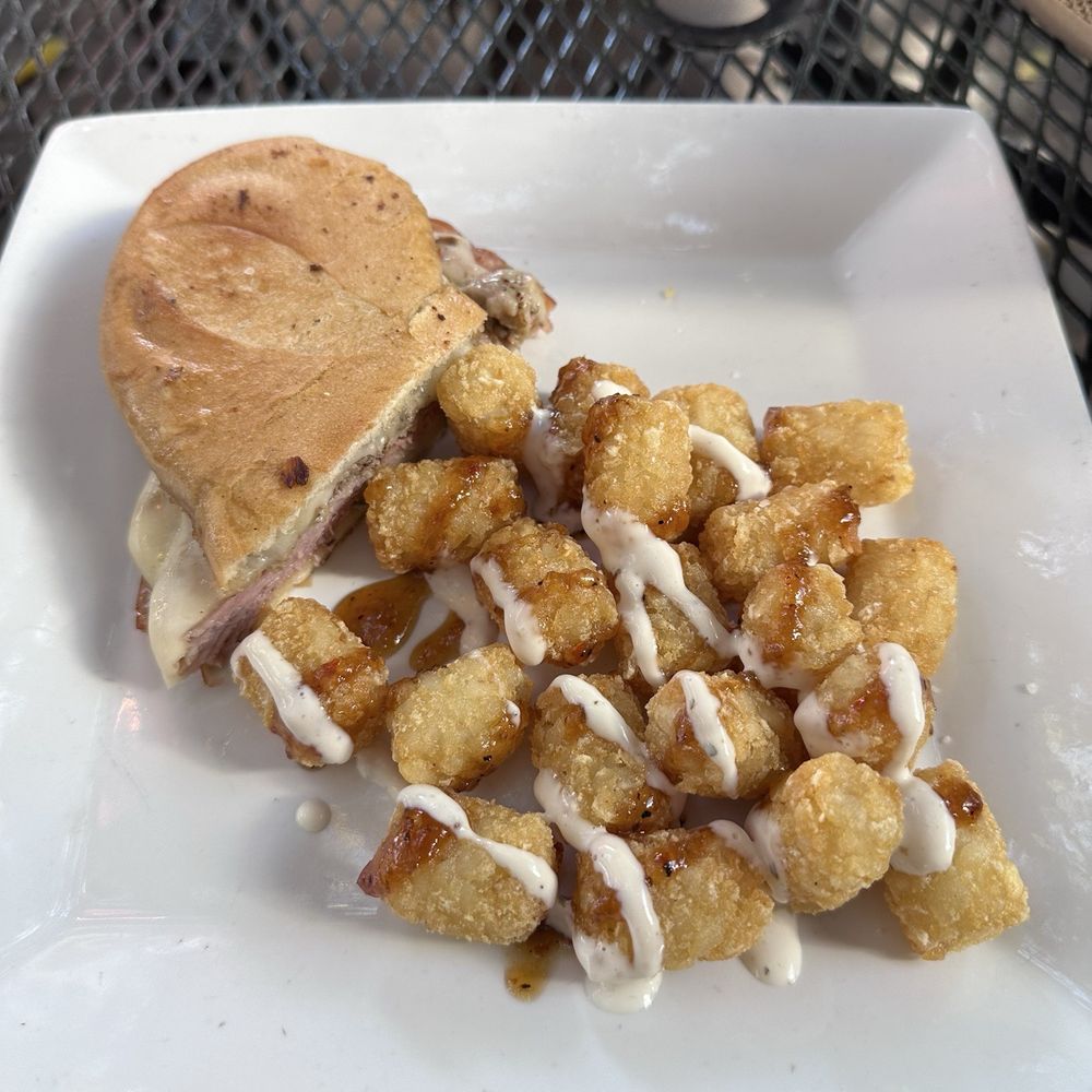 The Perch Brewery - Cubano sandwich with tots - Gastropubs Near Me - Chandler, Arizona The Perch Brewery - Cubano sandwich with tots - Gastropubs Near Me - Chandler, Arizona