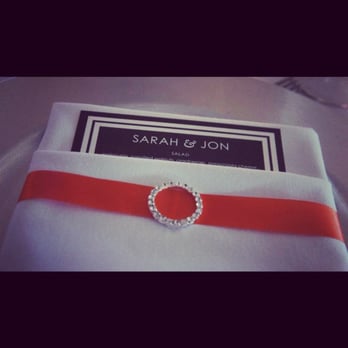 Monarch Weddings - Beautiful napkin & menu display!! Done by Monarch Weddings!! :) - Wedding Planning Near Me