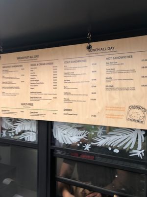 Menu photo 2 Cassidy's Corner Cafe Lakewood, CA