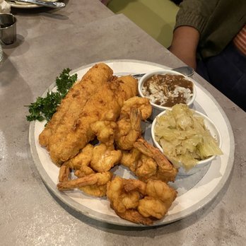 Southern Kitchen - Seafood combo - shrimp, oysters and catfish - Southern Near Me - Richmond, Virginia
