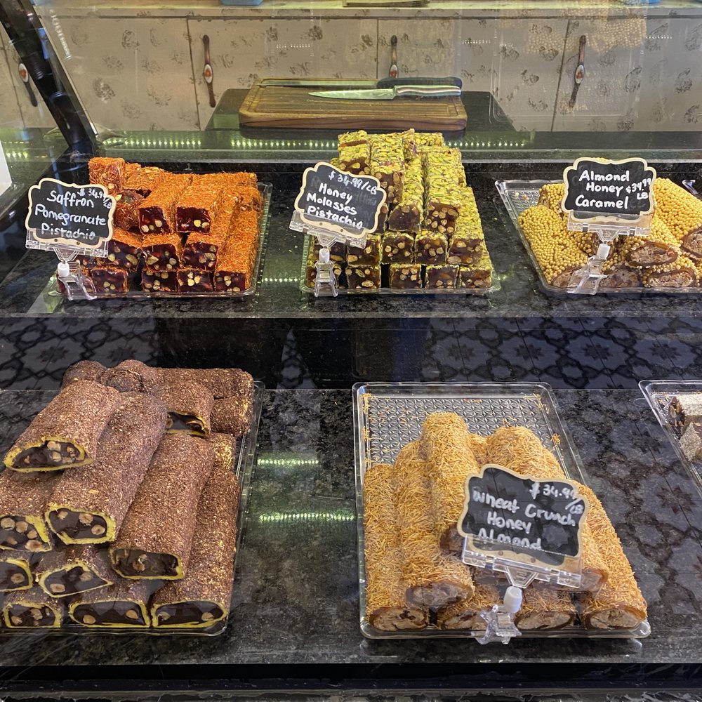 Troya - We taste tested the Saffron, Pomegranate & Pistachio wrap. YUM! - Desserts Near Me - Monterey, California Troya - We taste tested the Saffron, Pomegranate & Pistachio wrap. YUM! - Desserts Near Me - Monterey, California