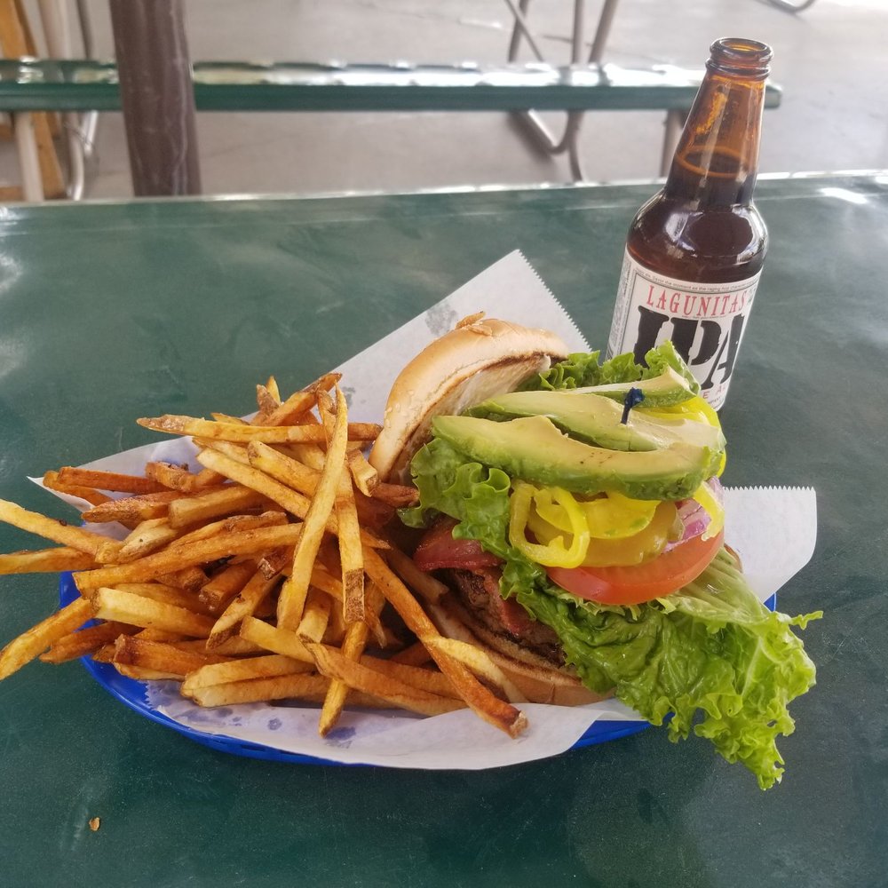 Ethel's Old Corral - Damn good Double Buffalo Burger: Avocado, bacon extras. Crispy fries. - American Near Me - Bakersfield, California Ethel's Old Corral - Damn good Double Buffalo Burger: Avocado, bacon extras. Crispy fries. - American Near Me - Bakersfield, California
