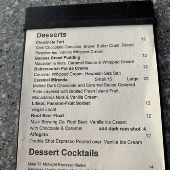 Mala Ocean Tavern - Desserts - Seafood Near Me - Lahaina, Hawaii