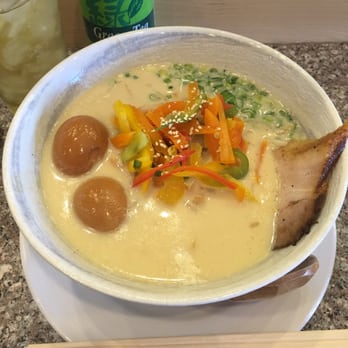 Tampopo Ramen - Soy milk ramen with $2 addition of the eggs and cold green tea. Ahhhhmazing! - Ramen Near Me - Tempe, Arizona Tampopo Ramen - Soy milk ramen with $2 addition of the eggs and cold green tea. Ahhhhmazing! - Ramen Near Me - Tempe, Arizona