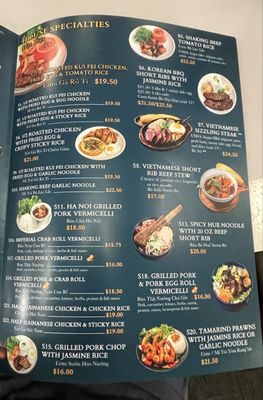 Menu photo 7 Pho Ha Noi Cupertino, CA