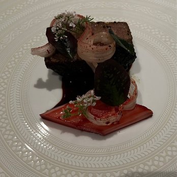 Alinea - Wagyu short rib with rhubarb - New American Near Me - Chicago, Illinois