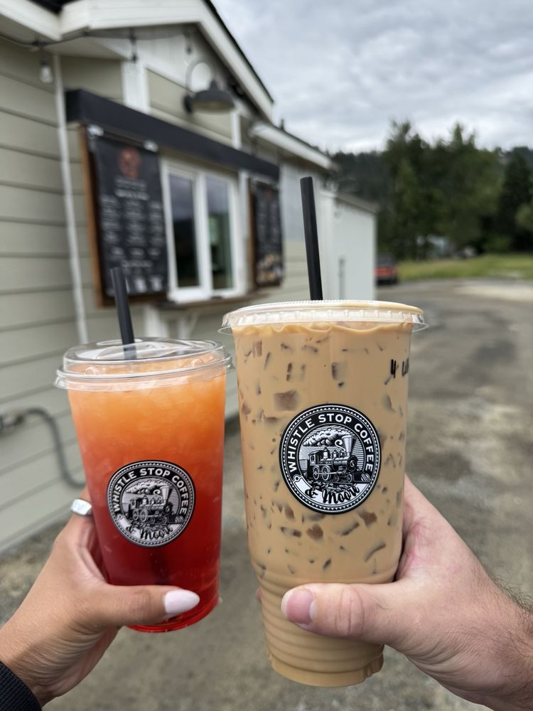 Whistle Stop Coffee and Moore Logo