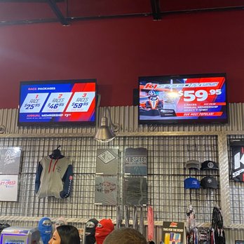 K1 Speed Miami - Here you can see the pricing and if you do the math the one to the right, it's $1.87 and you get a free T-shirt. - Go Karts Near Me - Medley, Florida