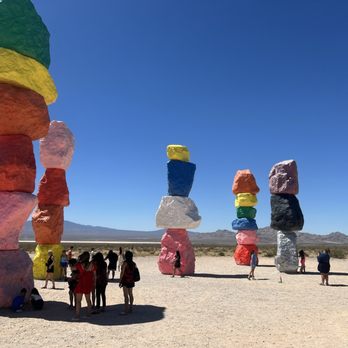 Seven Magic Mountains - Public Art Near Me - Las Vegas, Nevada
