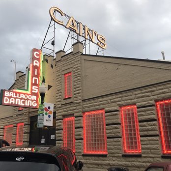 Cain's Ballroom - the neon sign on the side of the building - Music Venues Near Me - Tulsa, Oklahoma