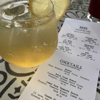 Mojo Market - Lemon sage vermouth spritz - Cafes Near Me - Kenmore, New York