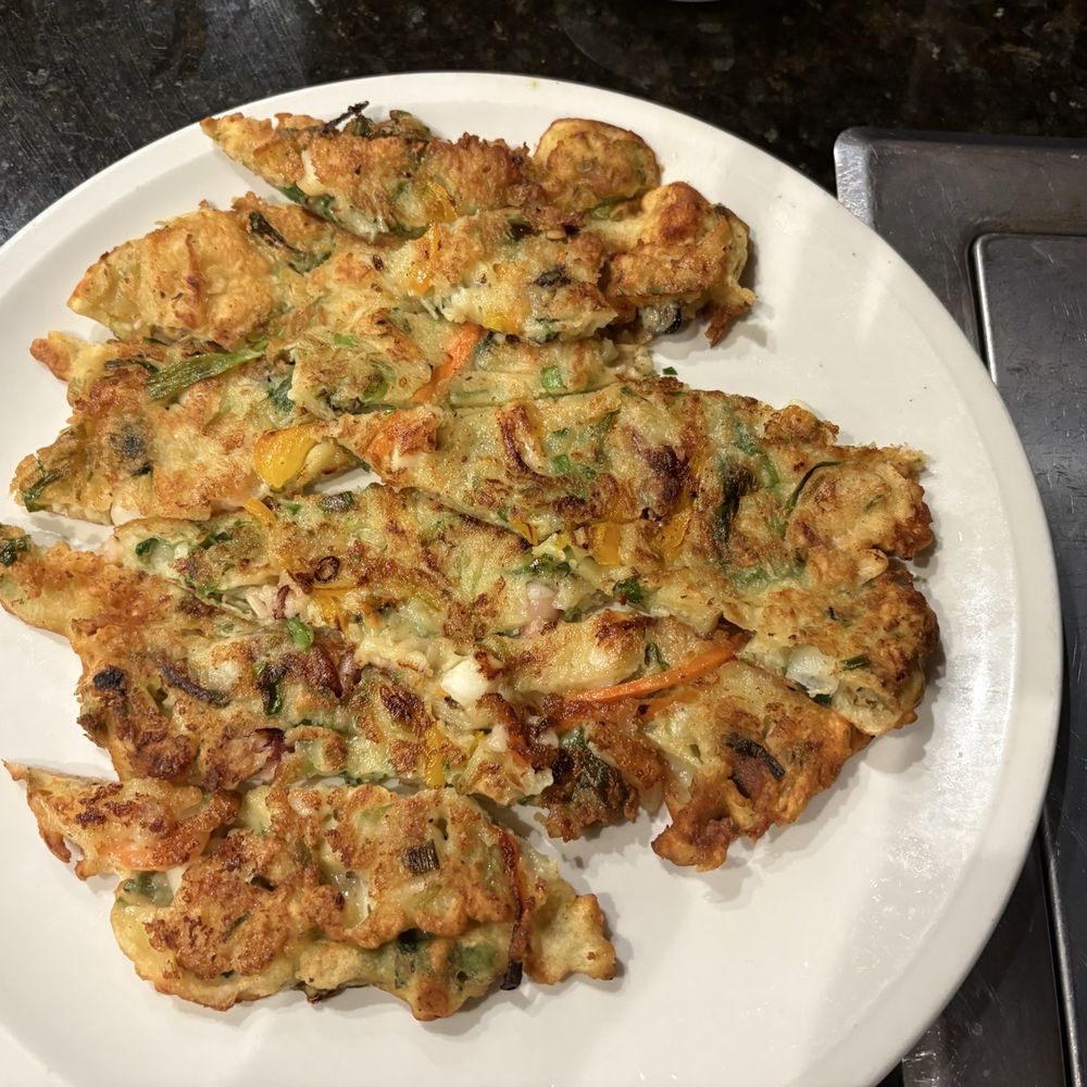 Seafood pancake, delicious Seafood pancake, delicious