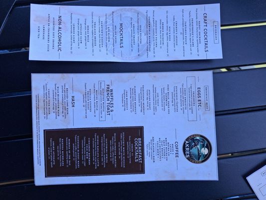 Menu photo 4 Akres Astoria, OR