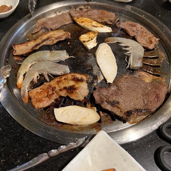 SIU Korean BBQ - Shrimp, oyster mushrooms, Hawaiian beef steak, and chicken - Korean Near Me - Sparks, Nevada SIU Korean BBQ - Shrimp, oyster mushrooms, Hawaiian beef steak, and chicken - Korean Near Me - Sparks, Nevada