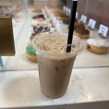 Drover’s Doughnuts - Chocolate hazelnut latte - Donuts Near Me - Solvang, California Drover’s Doughnuts - Chocolate hazelnut latte - Donuts Near Me - Solvang, California