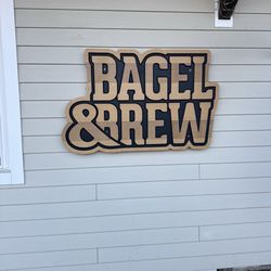 Bagel And Brew - Outside sign