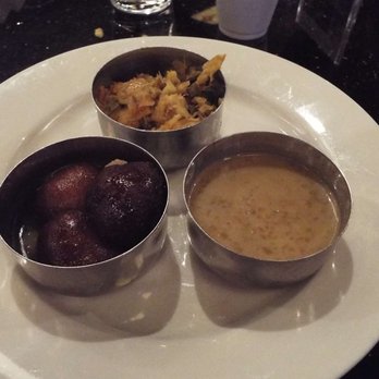 Chennai Cafe - Clockwise: avial, payasam, gulab jamun. - Indian Near Me - Frisco, Texas Chennai Cafe - Clockwise: avial, payasam, gulab jamun. - Indian Near Me - Frisco, Texas
