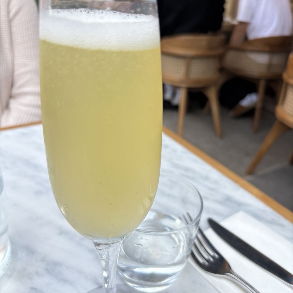 Cafe Maud - Mimosa.. needed a bit more Orange Juice - Cafes Near Me - New York, New York Cafe Maud - Mimosa.. needed a bit more Orange Juice - Cafes Near Me - New York, New York