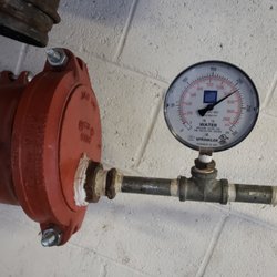 Sky Water Fire Protection - Stand pipe system under pressure.