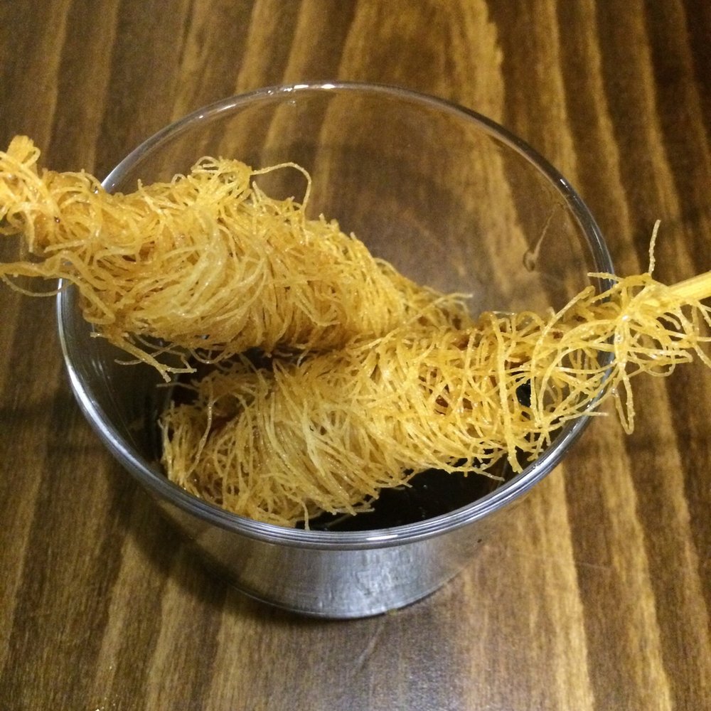 Taberna del Chato - Praw Nest - fried prawns - Tapas/Small Plates Near Me - Madrid, M Taberna del Chato - Praw Nest - fried prawns - Tapas/Small Plates Near Me - Madrid, M