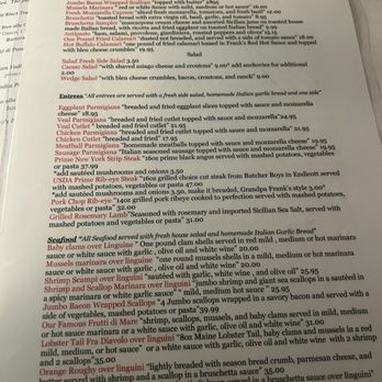 Frank's Restaurant - Menu - Italian Near Me - Maine, New York Frank's Restaurant - Menu - Italian Near Me - Maine, New York