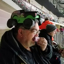 Monster Jam - My boss took my cotton candy and my Digger hat, go figure!!
