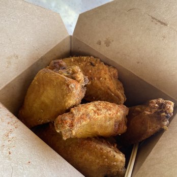 Hay Tea - Salt & Pepper Chicken Wings! JUICY!! - Bubble Tea Near Me - San Leandro, California