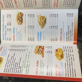 Yum's Sub Shop - Menu as of 1/31/2020 - Sandwiches Near Me - Atlanta, Georgia