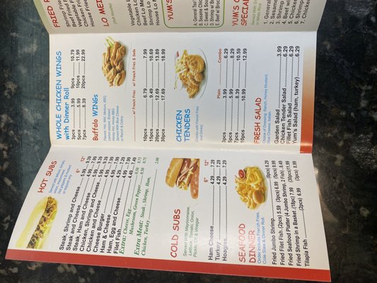Menu photo 5 Yum's Sub Shop Atlanta, GA