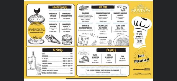 Menu photo 1 Mustafa Ensenada, BCN