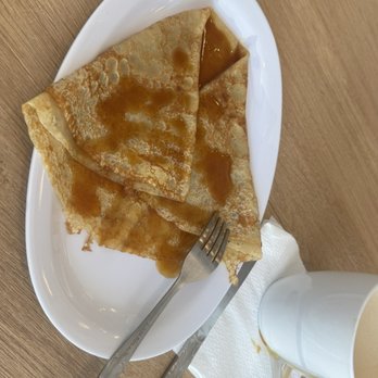Mes Amis French Cafe - Homemade Salted Butter Caramel Crepe - Creperies Near Me - Ardsley, New York