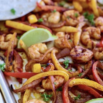 The Sycamore Grille - Shrimp fajita - New American Near Me - Manalapan, New Jersey
