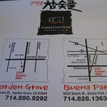 Cham Soot Gol - paper mat - Barbeque Near Me - Garden Grove, California