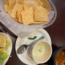 Pueblos Tex-Mex Grill - Second basket of chips, and queso was da bomb.