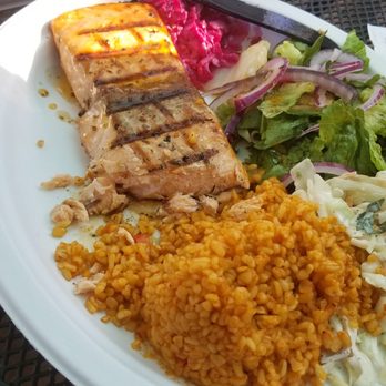 Turkuaz Grill - Very nicely done Salmon - Turkish Near Me - Riverhead, New York Turkuaz Grill - Very nicely done Salmon - Turkish Near Me - Riverhead, New York