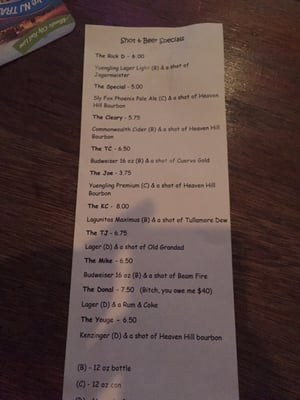 Menu photo 4 Doobies Philadelphia, PA