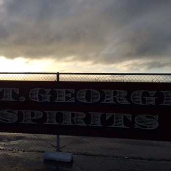St. George Spirits - Beautiful setting.... or at least backdrop. - Distilleries Near Me - Alameda, California