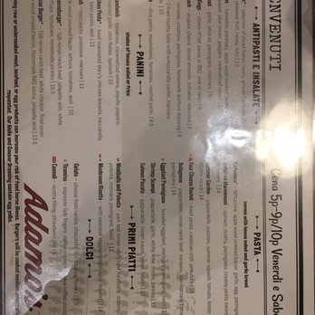 Adamo's - Food menu - New American Near Me - Sacramento, California Adamo's - Food menu - New American Near Me - Sacramento, California