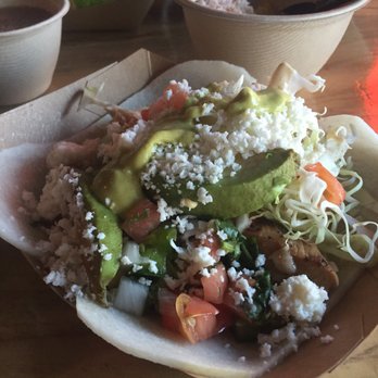 Taco Flats-Burnet Road - Pollo asado on jicama - Mexican Near Me - Austin, Texas Taco Flats-Burnet Road - Pollo asado on jicama - Mexican Near Me - Austin, Texas