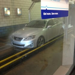 You can watch the car go through.