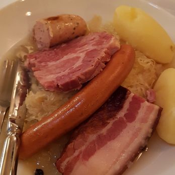 L'Alsace - Disgusting plastic meat in the supossed alsacian plate - Brasseries Near Me - Paris, 75 L'Alsace - Disgusting plastic meat in the supossed alsacian plate - Brasseries Near Me - Paris, 75