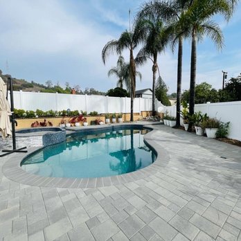 Keystone Remodeling - Our beautiful new pool - Masonry/Concrete Near Me - Woodland Hills, California