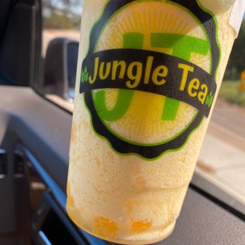 Jungle Tea - mango smoothie with mango crystal boba (seasonal) - Coffee & Tea Near Me - San Diego, California Jungle Tea - mango smoothie with mango crystal boba (seasonal) - Coffee & Tea Near Me - San Diego, California